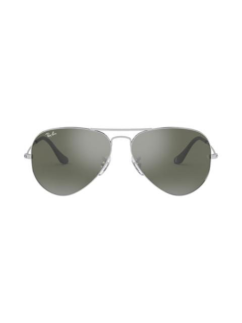 Ray-Ban Ray-Ban Original 54mm Aviator Sunglasses in Silver Mirror at Nordstrom