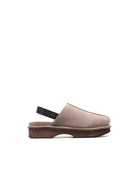Brunello Cucinelli Brunello Cucinelli Suede Clogs Mules Women