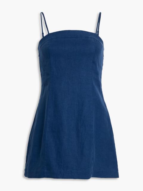 ALEX MILL Chloe linen-twill mini dress