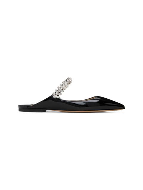 JIMMY CHOO SSENSE Exclusive Black Bing Slip-on Flats