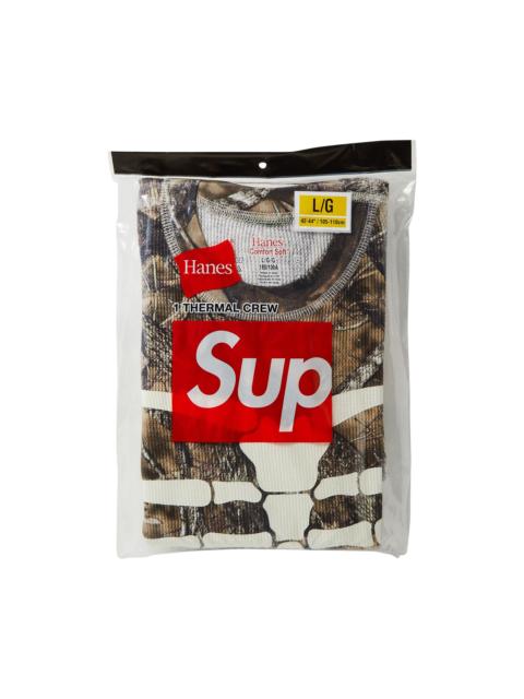 Supreme Supreme x Hanes Bones Thermal Crew (1 Pack) 'TrueTimber HTC Fall Camo'