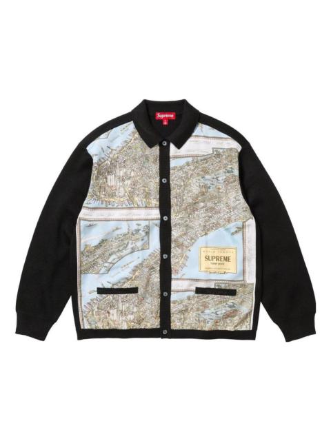Supreme Supreme Silk Map Cardigan 'Multi-Color' SUP-FW23-021