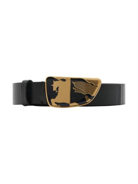 Burberry Burberry Womens Leather Shield EKD Belt