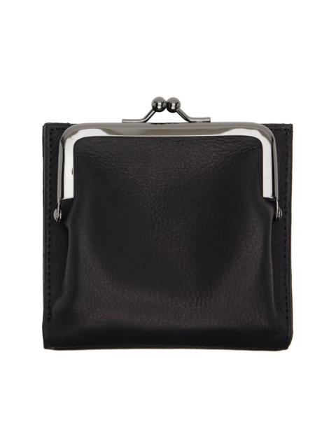 Yohji Yamamoto Black Clasp M Wallet