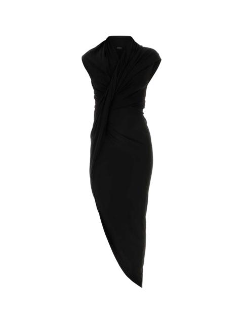 BALENCIAGA Balenciaga Women Black Stretch Crepe Dress