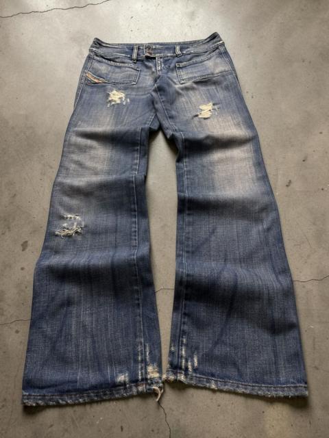 Diesel Diesel Distressed Flared Denim Jeans LGB IfSixWasNine Style