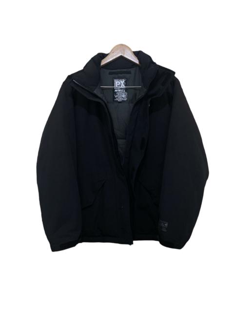 Military - Avirex Px Fashion Black Down Puffer Jacket
