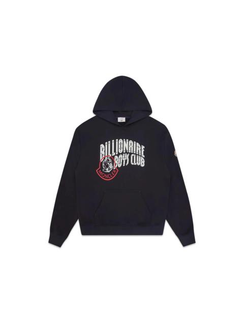 Moncler Moncler x Billionaire Boys Club Logo Hoodie Dark Navy Blue