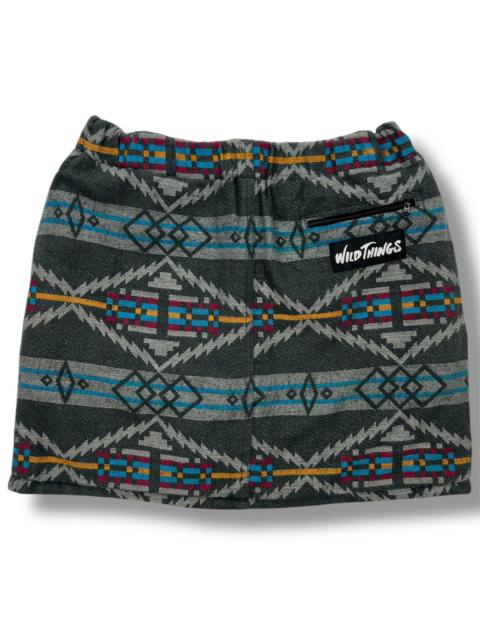 Wild Things 10FW Navajo Reversible Drawstring Skirt