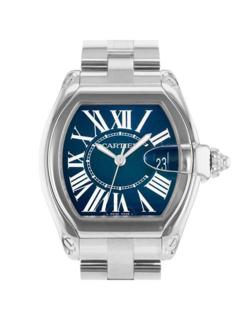 Pre-owned Cartier Roadster Automatic Blue Dial Men's Watch W6206012