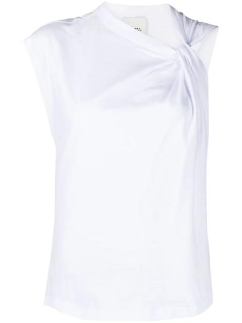Isabel Marant Isabel Marant Women Nayda Knot-Detail Asymmetric T-Shirt