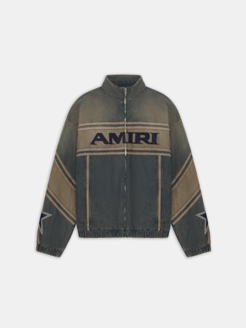 AMIRI AMIRI SPORT DENIM TRACK JACKET