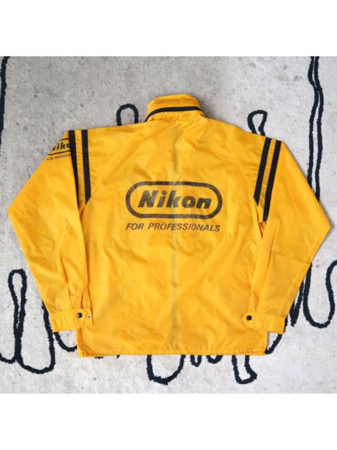 Other Designers Vintage - NIKON For Profesionals Big Logo Bomber Windbreaker
