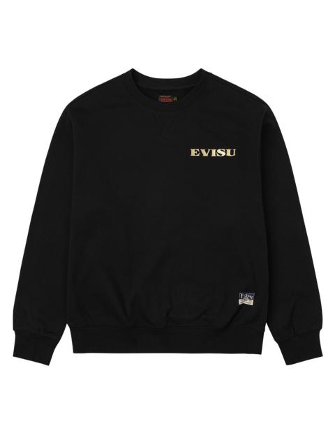 EVISU Seagull Brocade Appliqué Relax Fit Sweatshirt