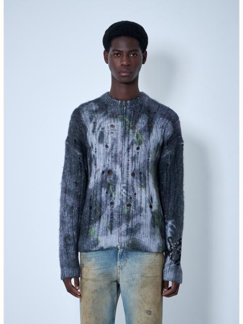 Acne Studios Acne Studios Men Printed Zip-Up Sweater