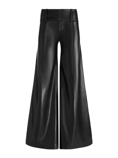 Alice + Olivia OLIVIA VEGAN WIDE LEG PANT