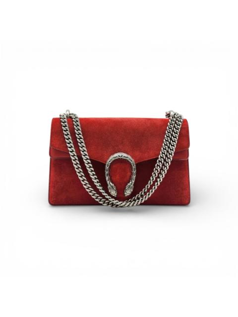 GUCCI Gucci Dionysus Suede Shoulder Bag Vulcanic Red – New