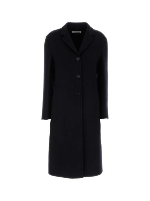 Jil Sander Jil Sander Women Black Cashmere Blend Coat