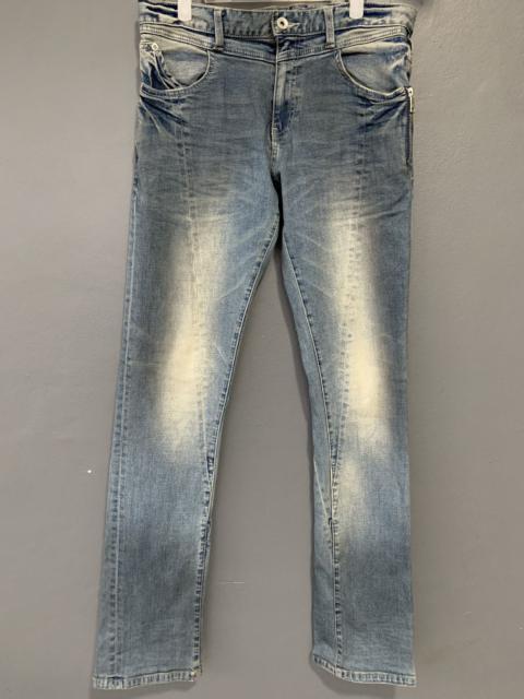 Other Designers Japanese Brand - SCHLUSSEL DISTRESS DENIM FADED STYLE