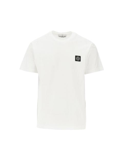 Stone Island Stone Island Compass Rose Logo Patch T-shirt White