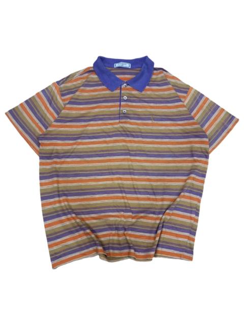 SAINT LAURENT Vintage Yves Saint Laurent Retro Stripe Polo