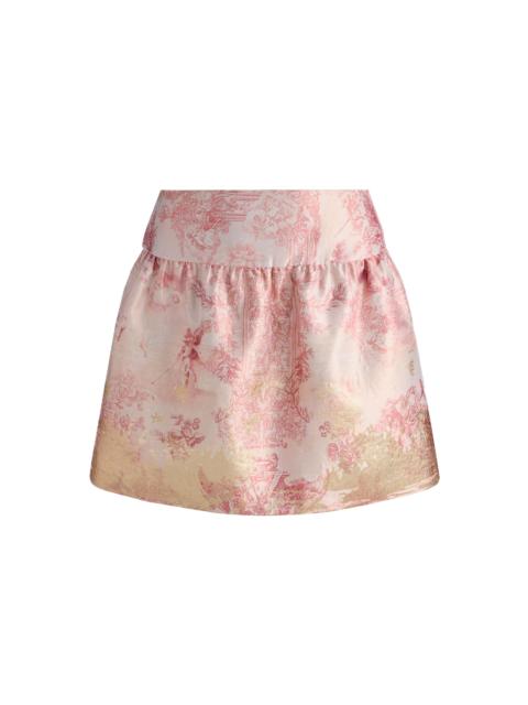 Alice + Olivia ELLA DROP WAIST MINI SKIRT