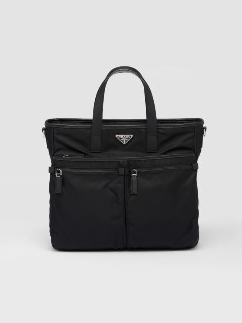Prada Re-Nylon and Saffiano leather tote bag