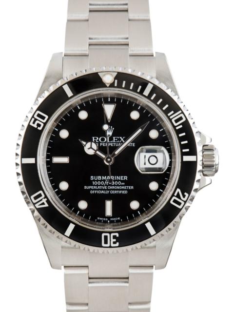 ROLEX Used Rolex Submariner 16610T No Holes Case