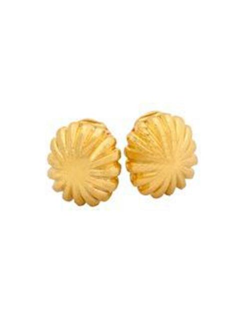 DAVID WEBB Fluted Dome Earrings