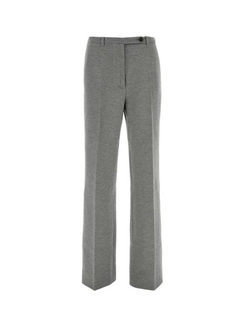 Miu Miu Miu Miu Women Grey Stretch Viscose Blend Pant
