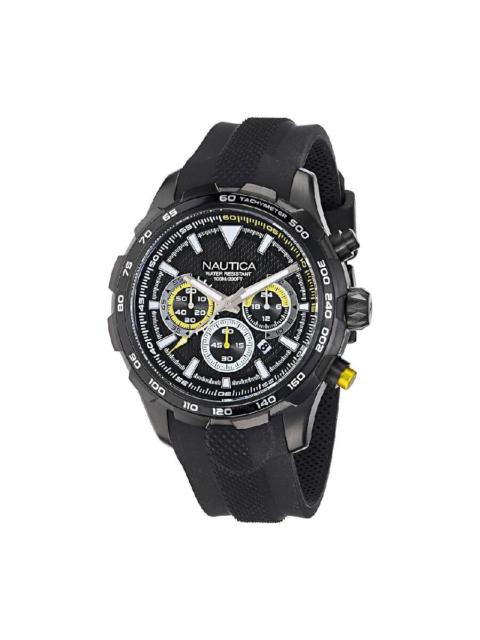 Other Designers Nautica Nst Chronograph Quartz Black Dial Men's Watch NAPNSF306