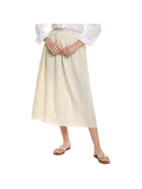 ALEXIS ALEXIS Rezza Linen-Blend Midi Skirt