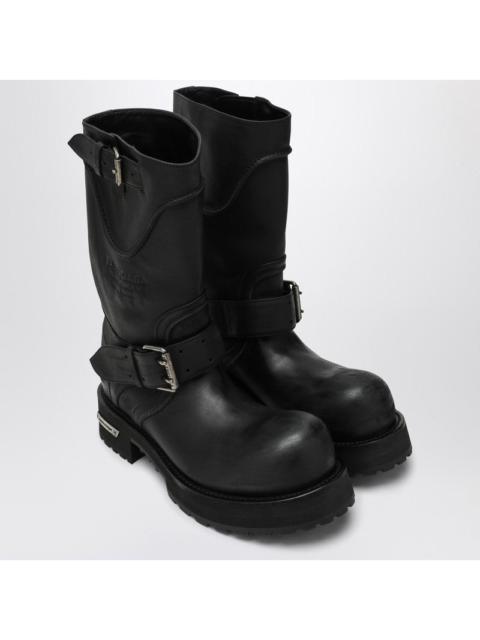 BALENCIAGA Balenciaga Venom Black Calfskin Boots Women