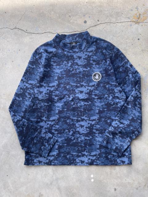 Other Designers Streetwear - Digital Camo body glove high neck fleece pullover