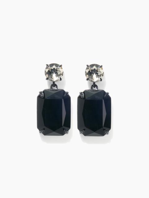 CAROLINA HERRERA Crystal Riviere Drop Earrings