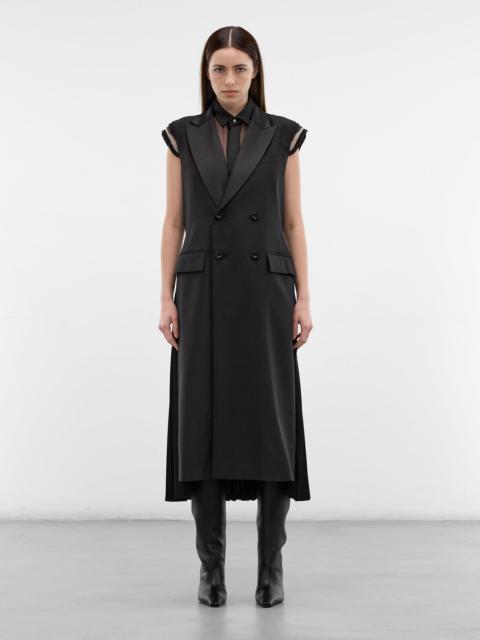 sacai Layered Hybrid Vest-Skirt Coat