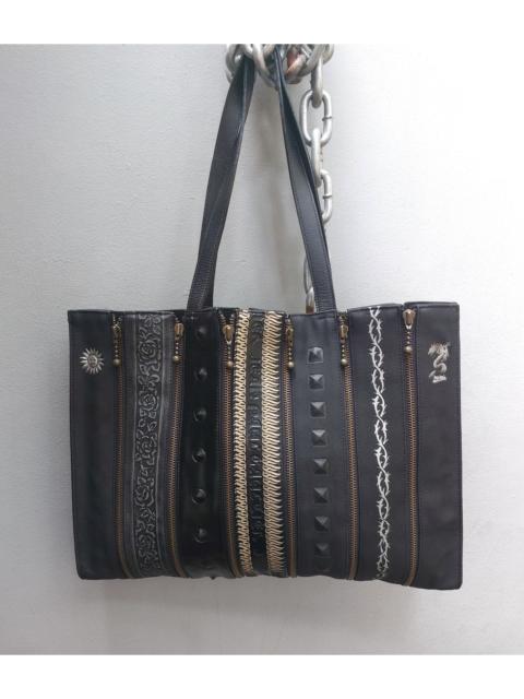 Jean Paul Gaultier RARE Jean Paul Gaultier Transformer Multi Zipper Handbag