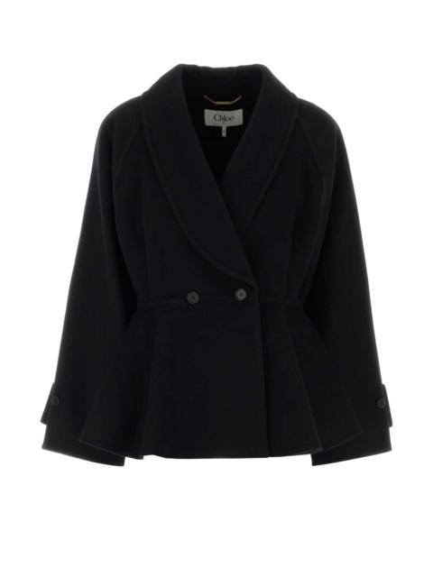 Chloé Chloe Women Black Wool Coat