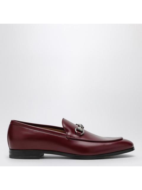 GUCCI Gucci Rosso Ancora Leather Moccasin With Horsebit Men