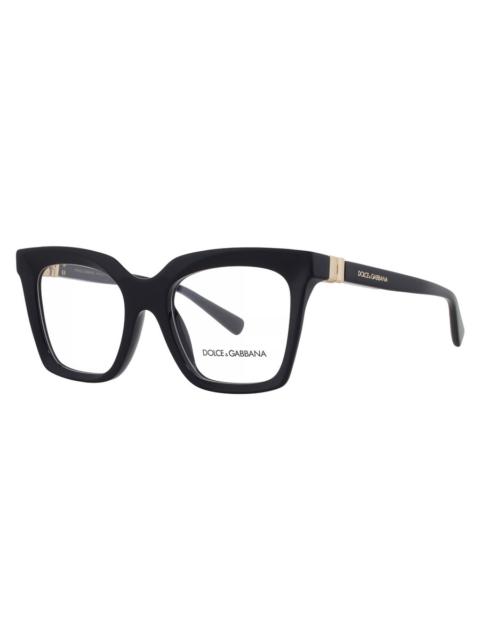 Dolce & Gabbana Dolce and Gabbana Demo Square Ladies Eyeglasses DG3417 501 54