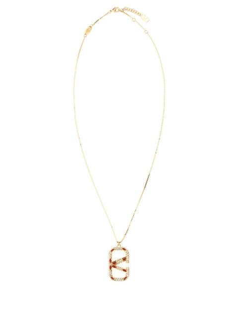 Valentino Valentino Garavani Women Gold Metal Vlogo Necklace