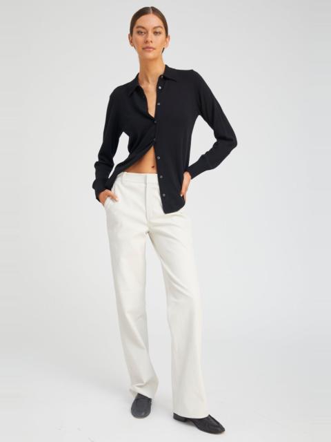 SPRWMN SHELL LEATHER CLASSIC TROUSERS