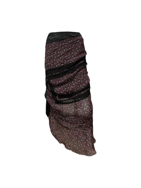 Junya Watanabe JUNYA WATANABE Fall Winter 2007 Floral Asymmetric Long Skirt