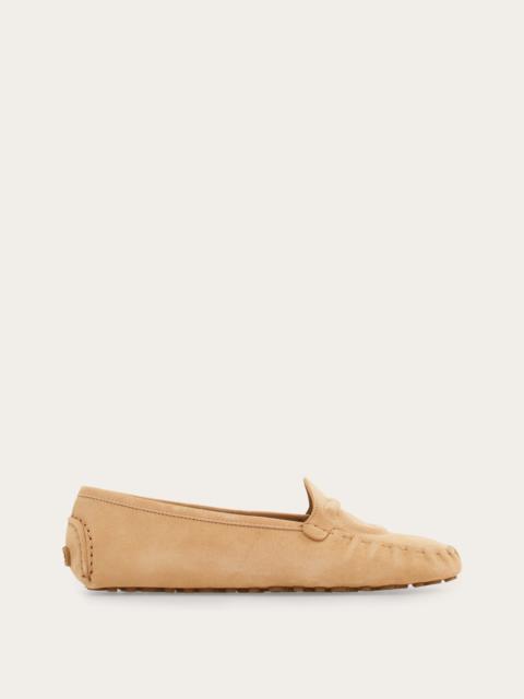 FERRAGAMO Gancini driver loafer