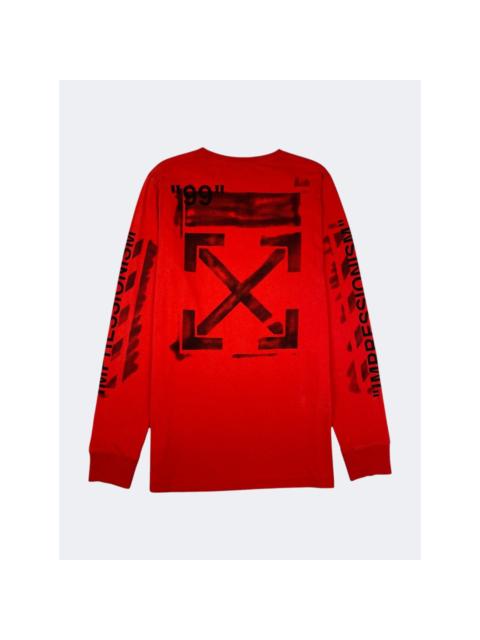 Off-White S/S 2019 Impressionism Cross Arrow Long sleeve