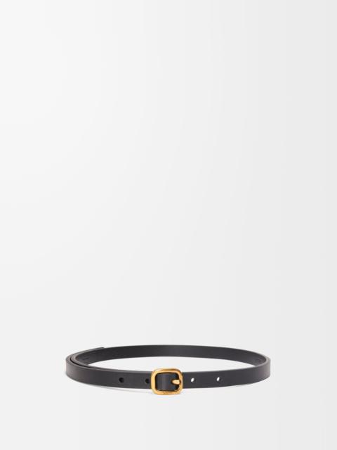 Loewe Rounded soft belt in classic calfskin