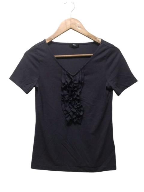 Yohji Yamamoto Vintage yohji yamamoto ined collection black blouse tee