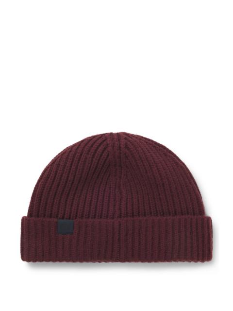 BOSS BECKHAM X BOSS BEANIE HAT IN VIRGIN WOOL AND CASHMERE
