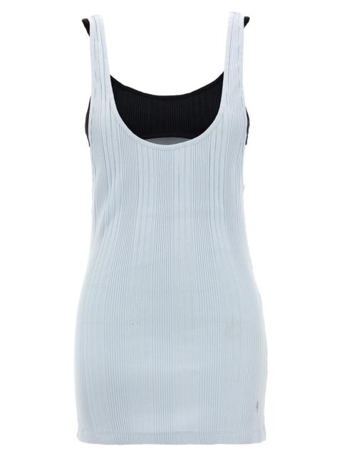 THE ATTICO The Attico Women Logo Ribbed Top