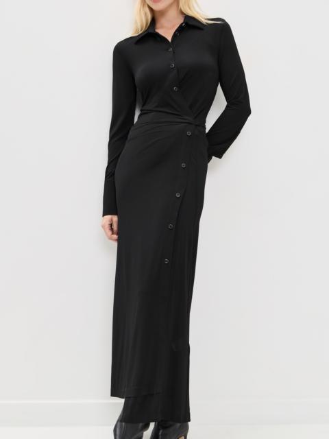 Helmut Lang Twisted Shirt Dress